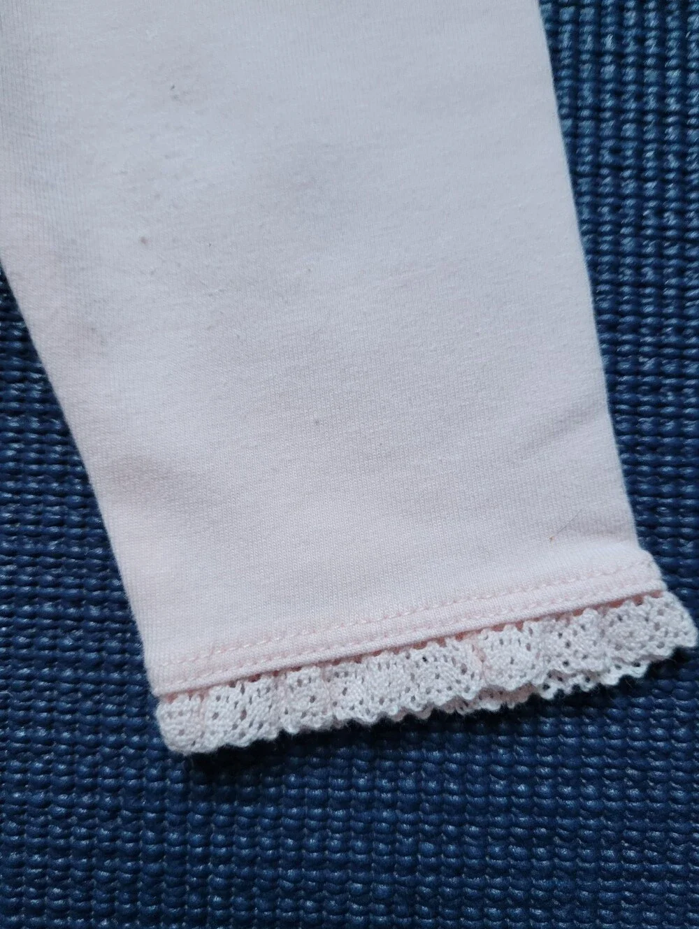 *next baby*Ivory Lace Collar Top with *baby GAP*Pink Leggings Set- 0-3 mth